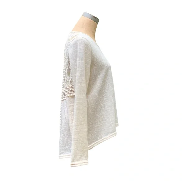 Neutral Pullover Knit Sweater - Picture 3 of 15